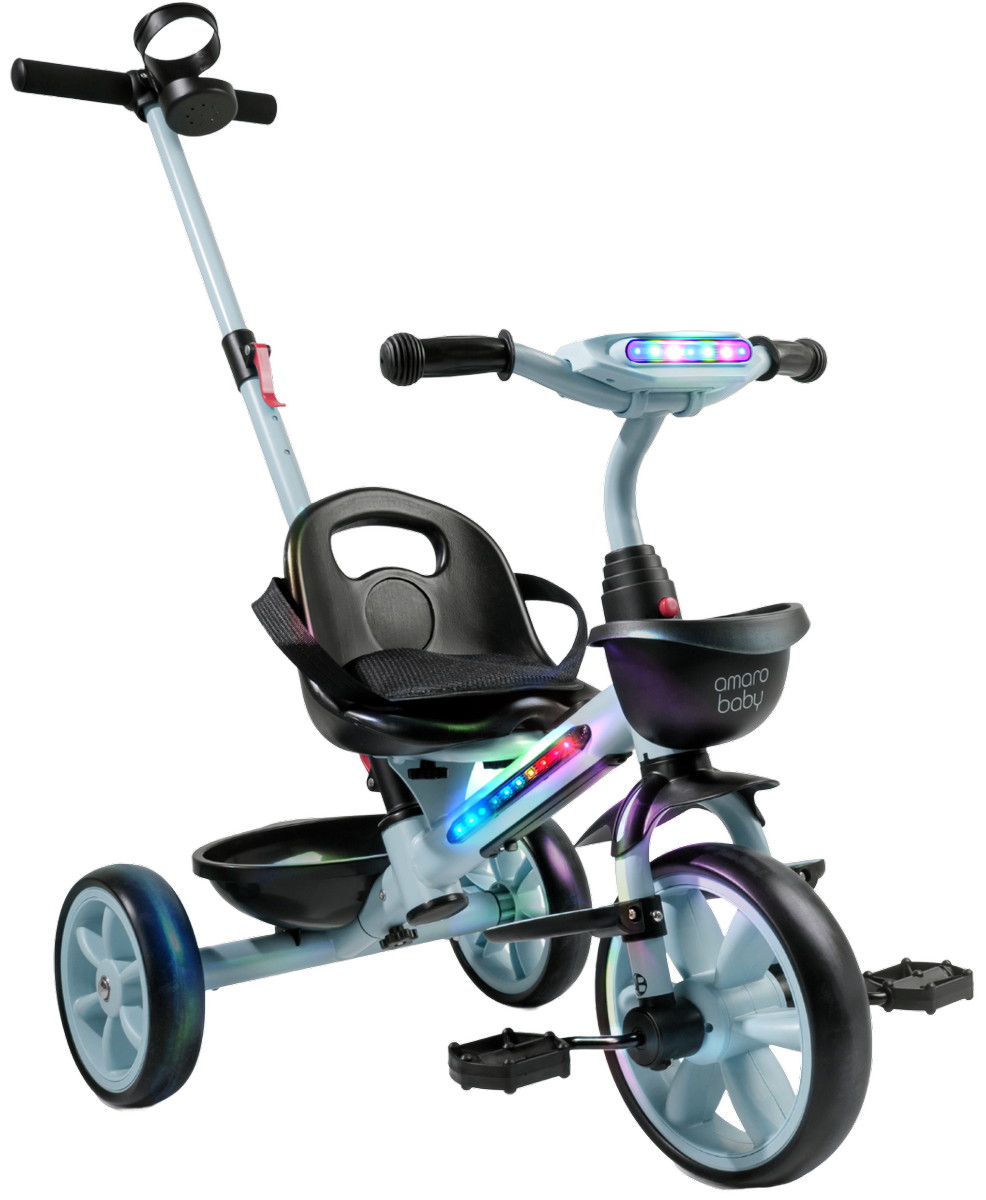 Велосипед трехколесный Amarobaby Scout (Голубой)