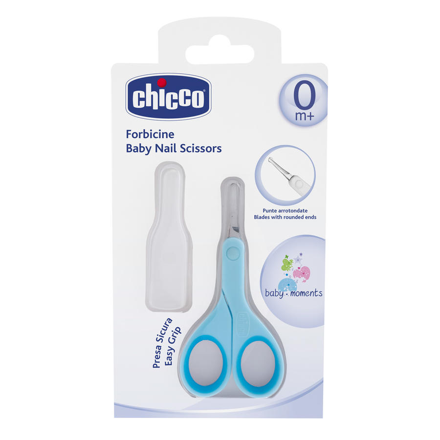 Ножницы Chicco с закругленными концами 0+ голубой 27e21c9e830c74d0a9cffe2f42d28281