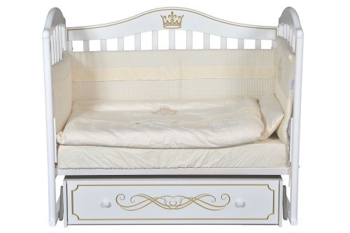 Детская кроватка Bellini Letizia Elite (универсальный маятник) белый uwjs2f92slmyf6rnhjr2sh70urfunbwf