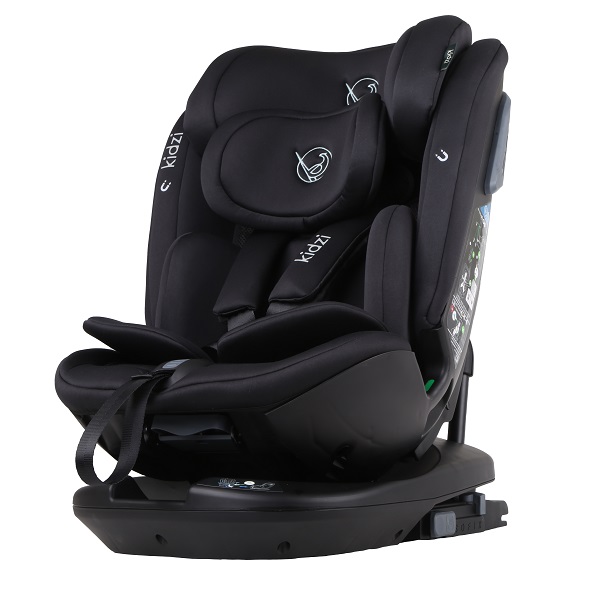 Детское автокресло Kidzi SPIN 360 i-SIZE PLUS (черное)