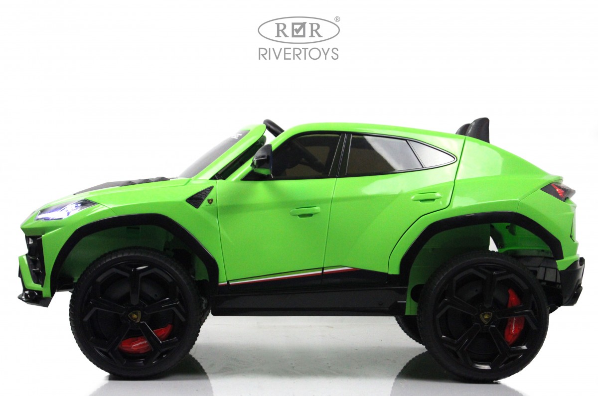 Детский электромобиль RiverToys Lamborghini Urus E777EE зеленый n1u0paiubbeuw3cemq3kd5mhzaqgh9bj