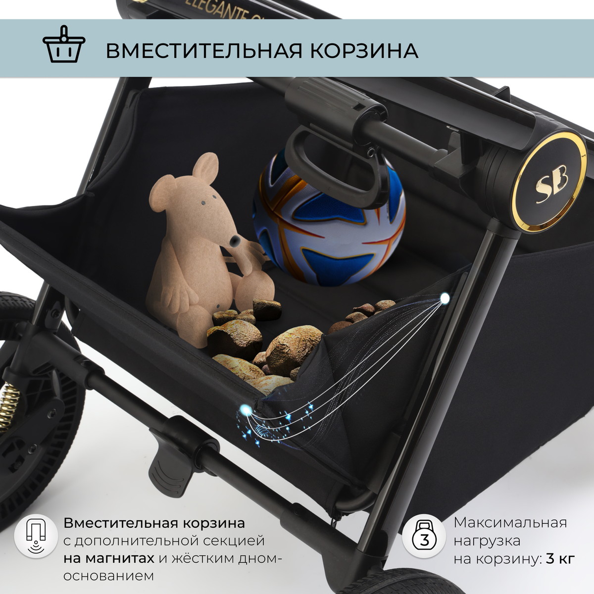 Коляска 2 в 1 Sweet Baby Elegante GL Blue i3v9j7um94etqvi9up4itlqf16lt4usn