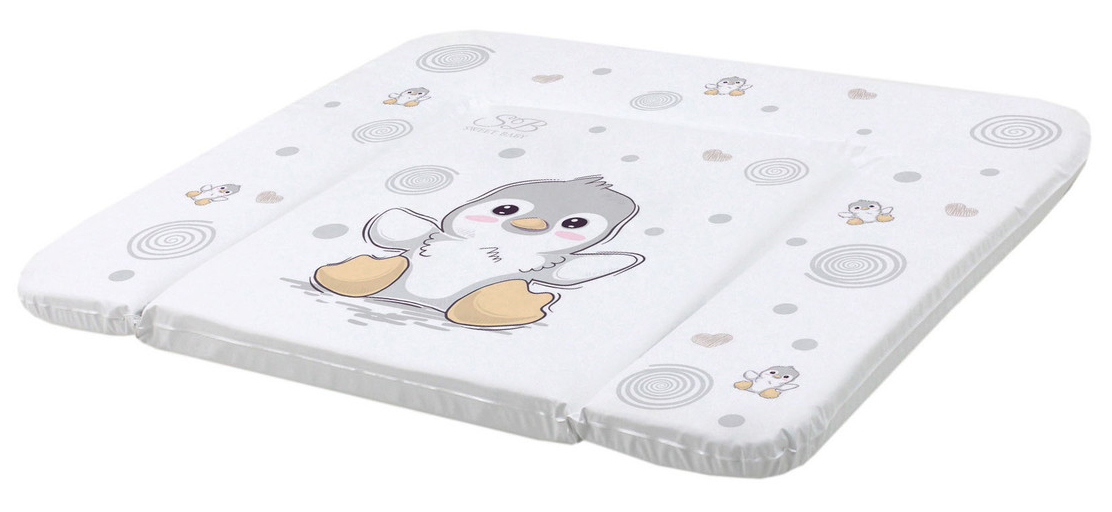 Пеленальный матрасик 80х71 Sweet Baby Pinguino Grigo (пингвин серый) ere6e5hw1adplgxoghuk2401wjbxkoyt