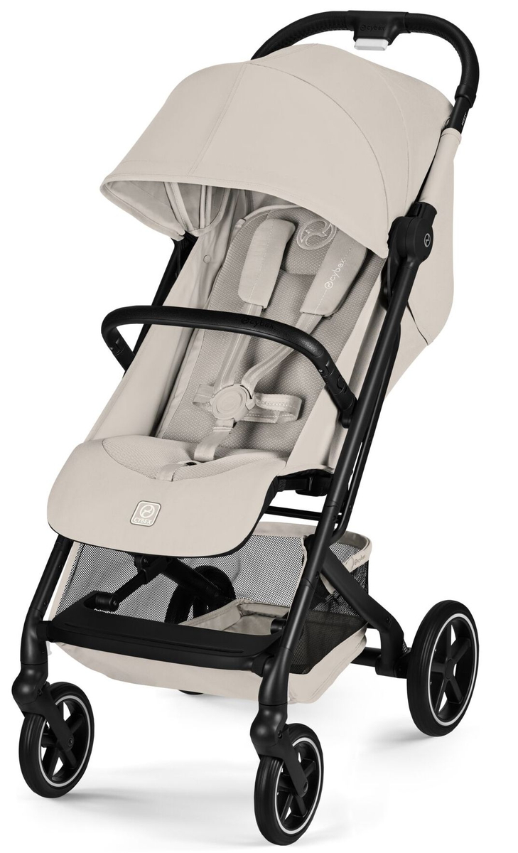 Прогулочная коляска Cybex Beezy NEW (Dune Grey c дождевиком и бампером)
