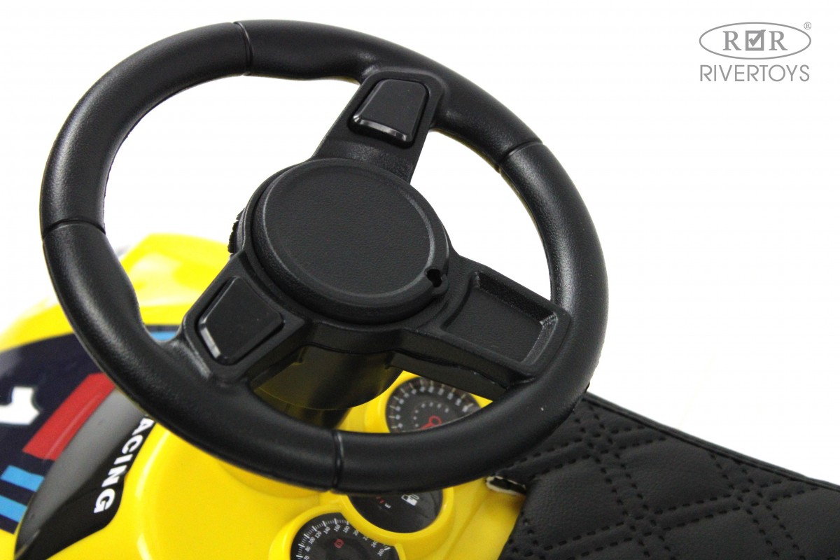 Детский толокар RiverToys F005FF желтый v522e7mbjfxyd5uzkq8l1o9v0pul5okm