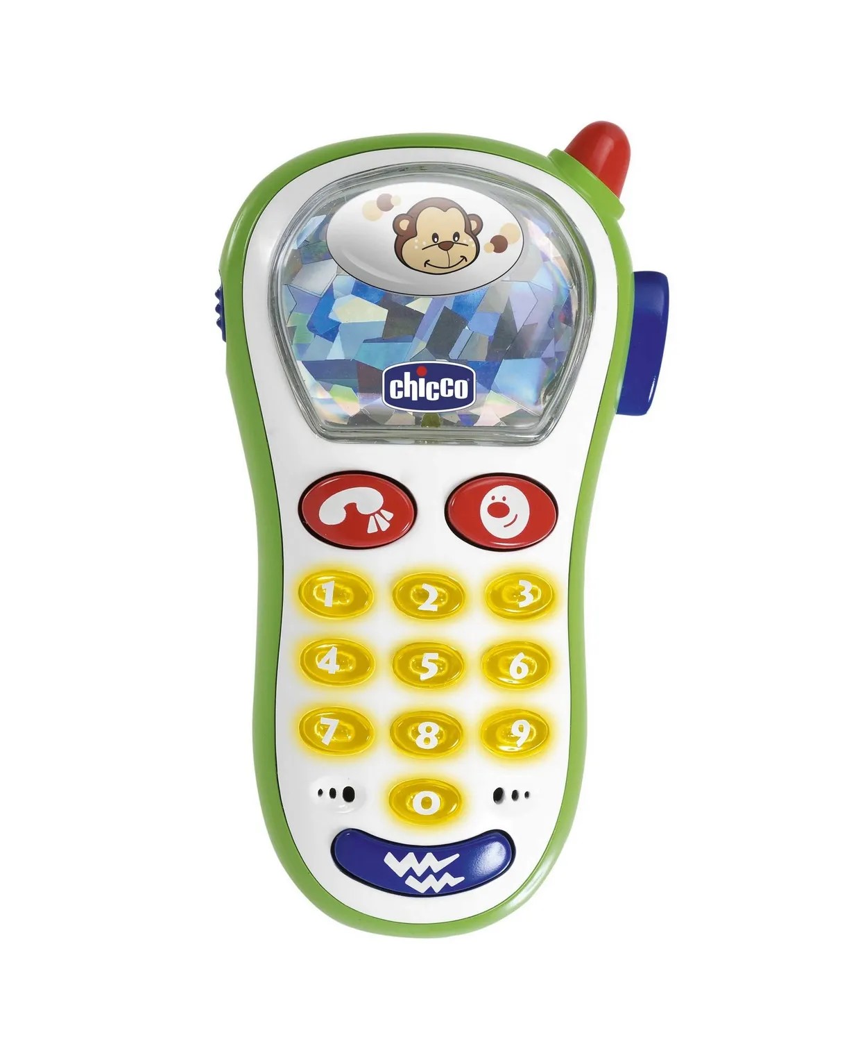 Музыкальный телефон Chicco с фотокамерой (зеленый)