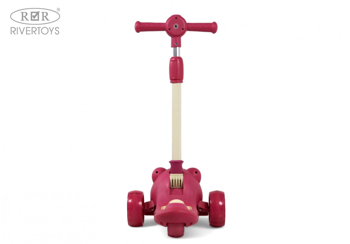 Детский самокат RiverToys HB-T-12 розовый 22bps1lgo03auesf0mwcn05l5ujzoal5