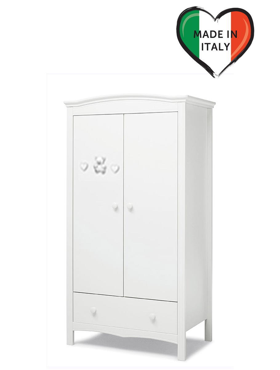 Шкаф двустворчатый Erbesi Tippy Jolie белый acrs7rwovqt0958g226sp7hgi7aalpuh