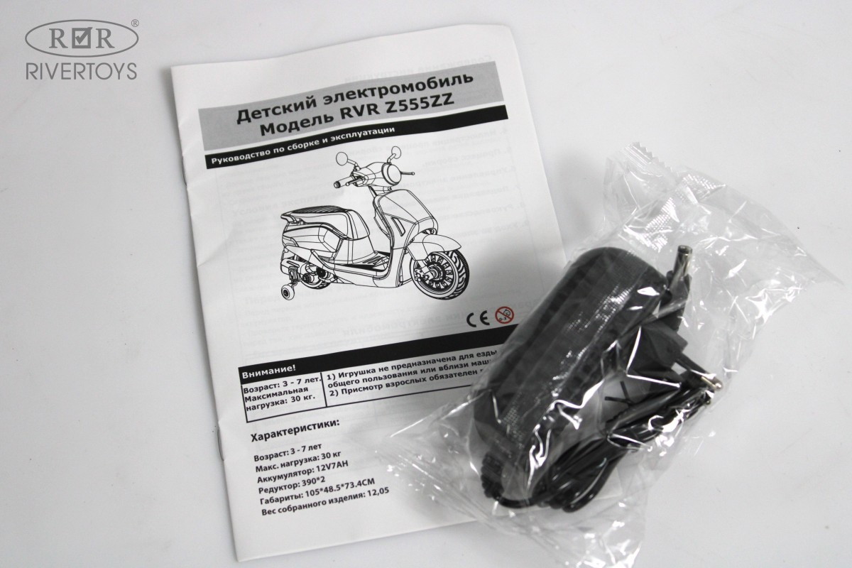 Детский электромотоцикл RiverToys Z555ZZ бежево-красный jdb270g321xrgt03t54g0lwr1qnxfjy4