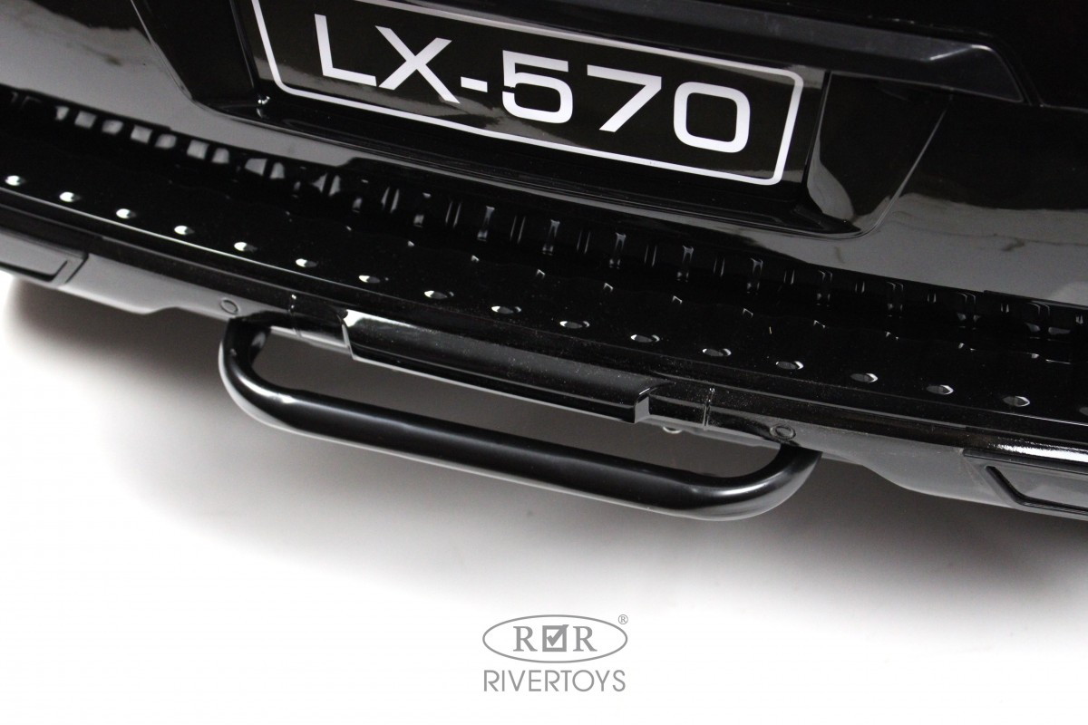 Детский электромобиль RiverToys Lexus 570 E555EE черный глянец iev2nxz9mnx4dm757tlw9can13wsfcxy