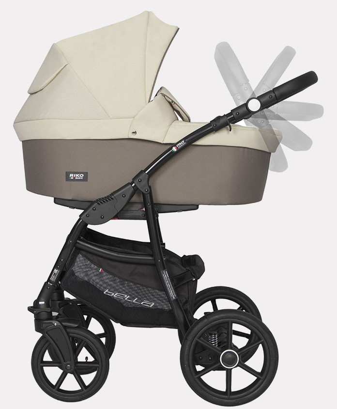 Детская коляска Riko Basic Bella 2 в 1 06 бежевый thsn5qkyyull7bpvedo93wiwmcuymd96