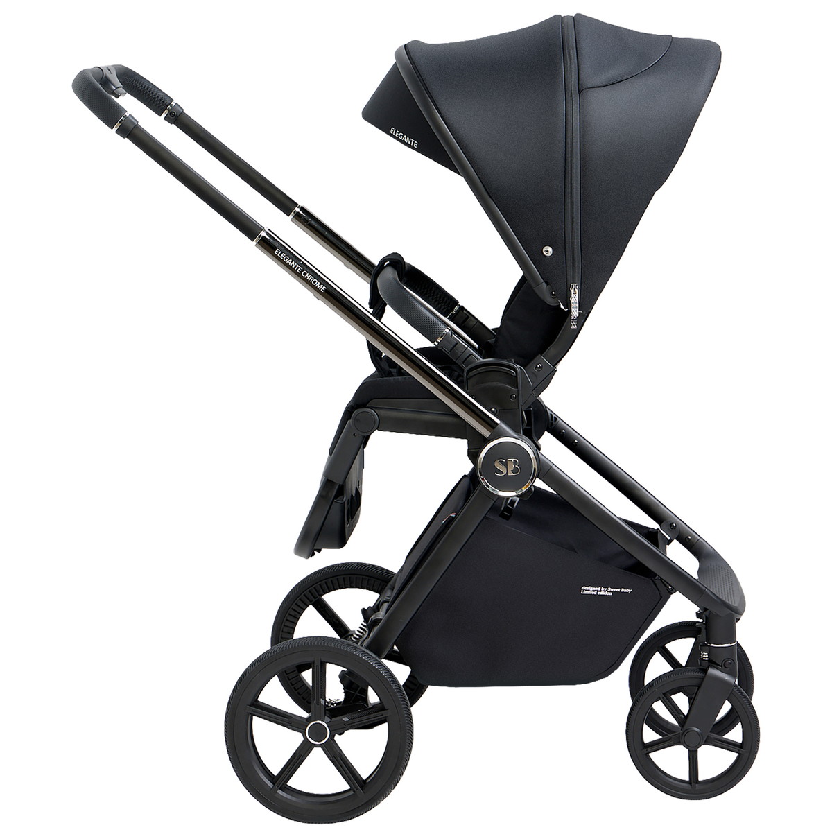 Коляска 2 в 1 Sweet Baby Elegante Chrome Black mmbg2ik7kz1zyk16e48pt139sb1mi0h6
