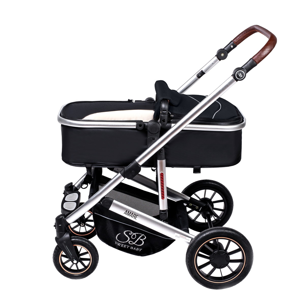 Детская коляска Sweet Baby Amare 3 в 1 Black 1g13p2u0zx407ksf3wolndbh3402flak