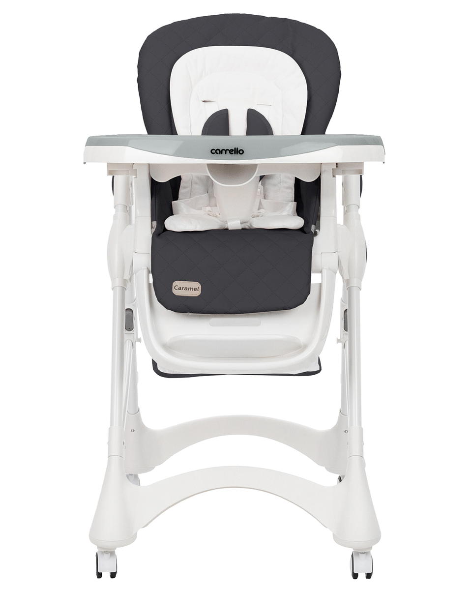Стульчик для кормления Carrello Caramel CRL-9501/3 Pallette Grey xek5qsrllp9qeb34d8eyoe7jtwz65c97