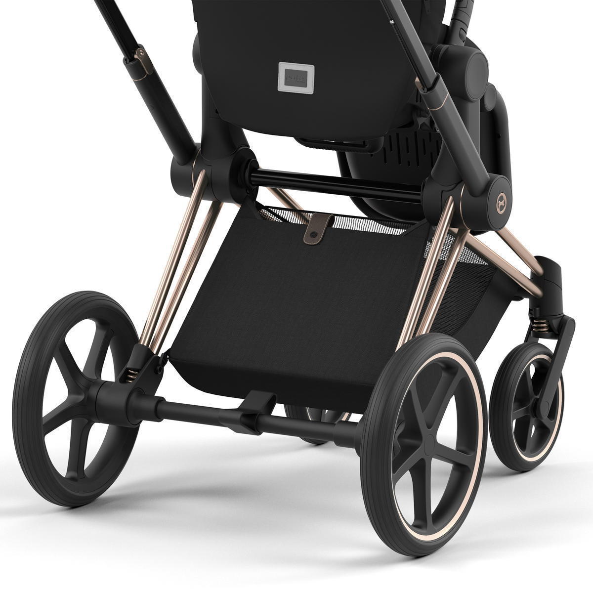 Коляска 2 в 1 Cybex Priam IV (шасси Rosegold) Sepia Black d8jkncytae72hzjqj29bu51pj2jpekb9