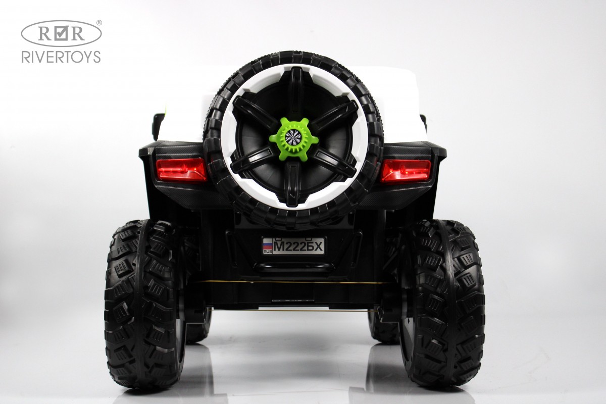 Детский электромобиль RiverToys М222БХ белый xa6lp2h8yjri4i2fhdbighjr74twncbr