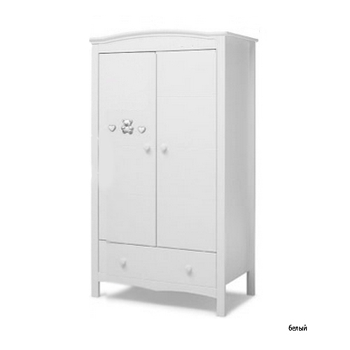 Шкаф двустворчатый Erbesi Tippy Jolie белый c8644986af7851833edc8b48b675f006