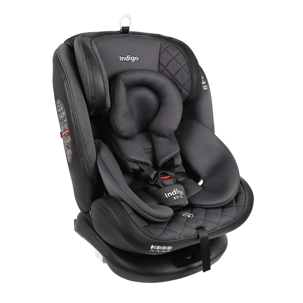 Автокресло Indigo AERO ISOFIX, ST-3, группа 0+1+2+3 черный gswwt4xxh3p5gsnudp8781zn4g9xhu45