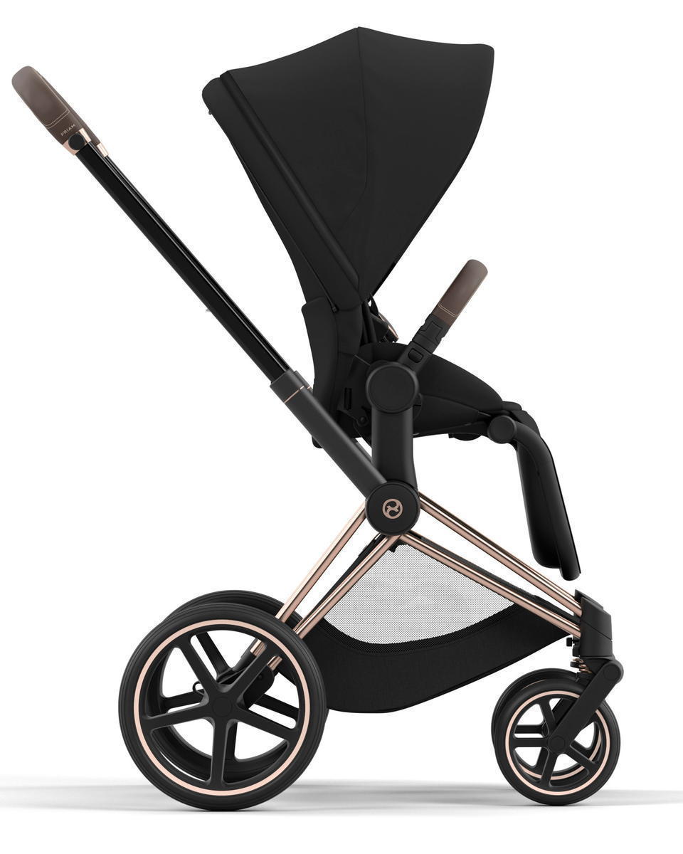 Коляска 2 в 1 Cybex Priam IV (шасси Rosegold) Sepia Black 9gjnok350w2bei3r8gbzsymjim8jxyxg