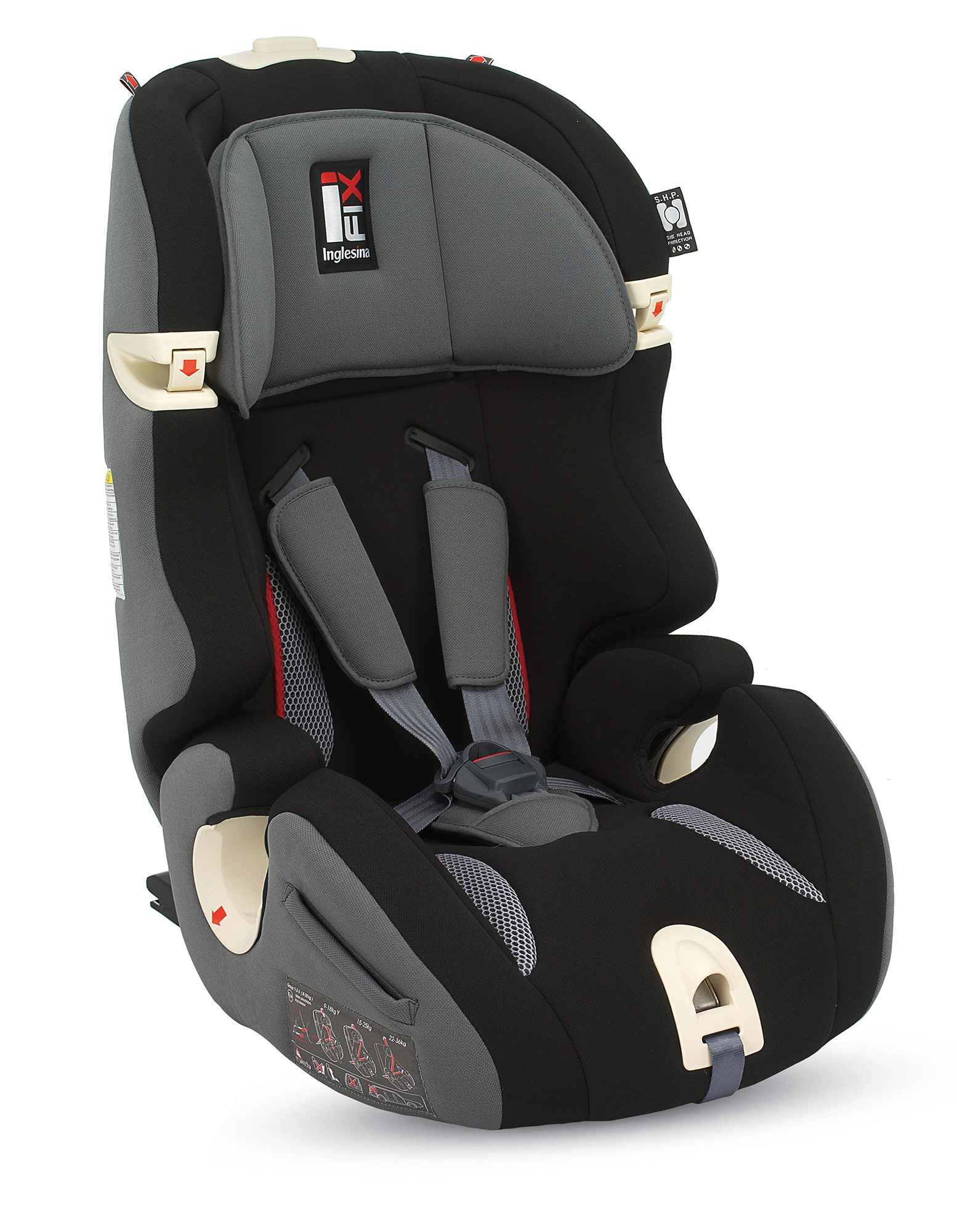 Автокресло Inglesina Prime Miglia I-Fix черный 6a0d2208ae4a5a58bc5dde6a01cba82d