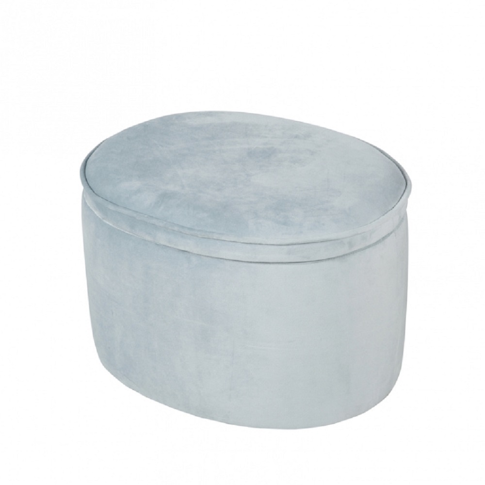 Детский велюровый овальный пуфик ROBA Lil Sofa Голубой 108130945-detskii-velyurovii-ovalnii-pufik-roba-lil-sofa-goluboi