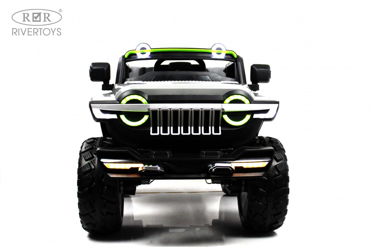 Детский электромобиль RiverToys М222БХ серый sw22ju4j4bhwhomja9qtv2sgspw7wl40