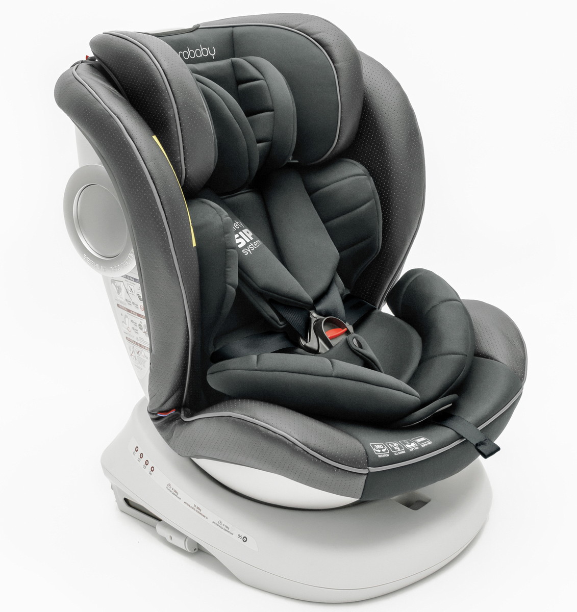 Автокресло Amarobaby CHAMPION, Isofix (Графит)