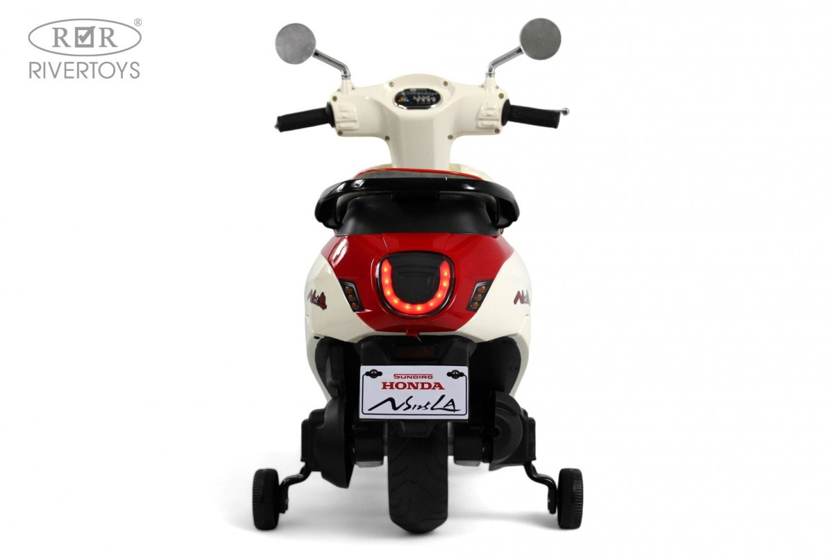 Детский электромотоцикл RiverToys Z555ZZ бежевый pko9i17r5awevpl8a7war43ki0a8ngzj
