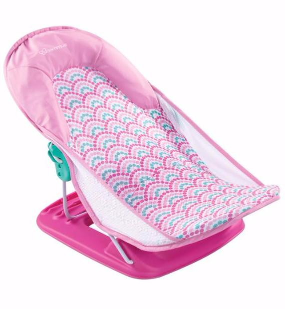 Лежак с подголовником для купания Summer Infant Deluxe Baby Bather розовый/волны a5baqetxavwbu0ec3vvfq43jtneheh2s