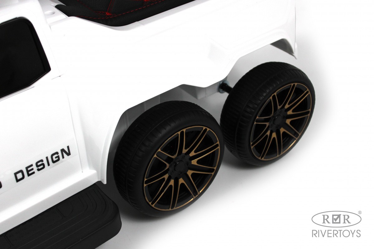 Детский электромобиль RiverToys G008GG-A белый 595exkyz3jbmljmr7bo87veengglauqz