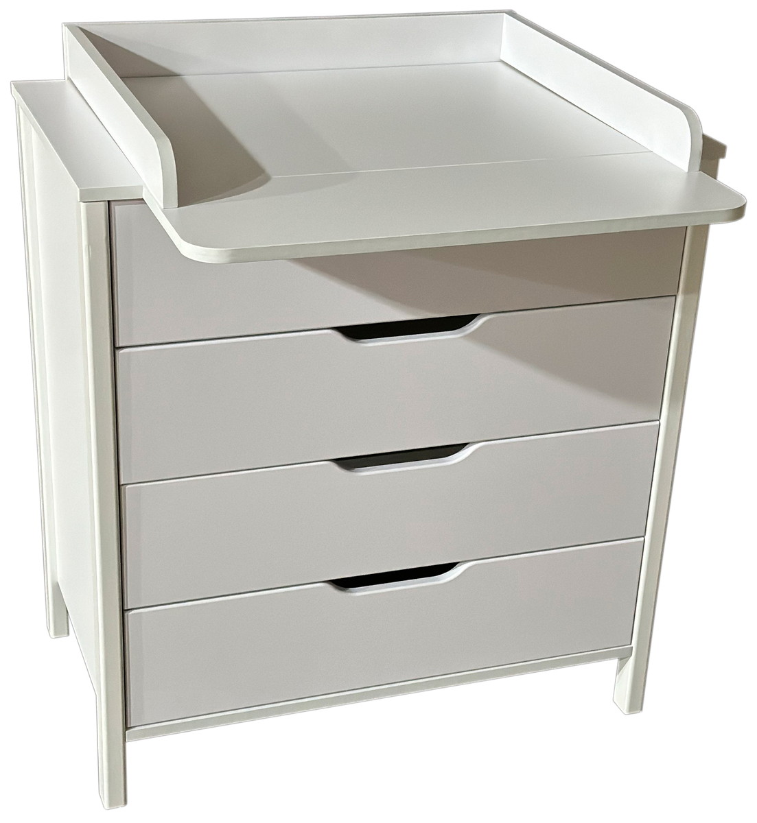 Пеленальный комод Oliver Prince (белый/белый)