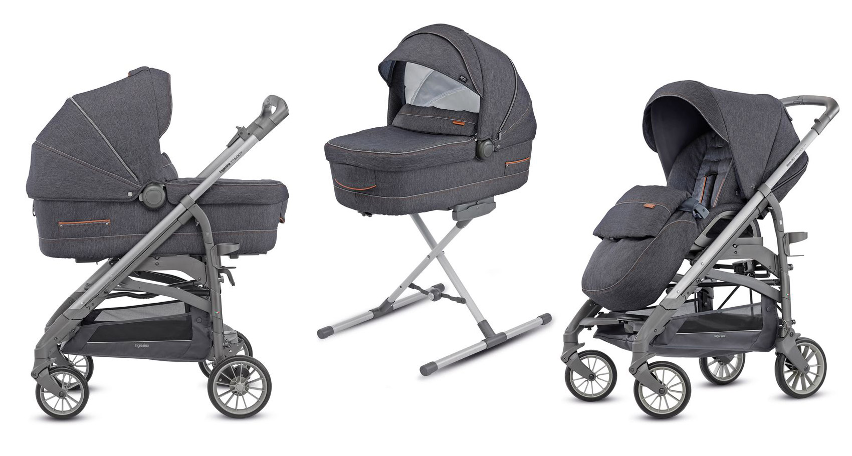 Коляска 2 в 1 Inglesina Trilogy System Village Denim/City Slate 7ba1c4ac2c72f19b6b68d6c44a70a71c
