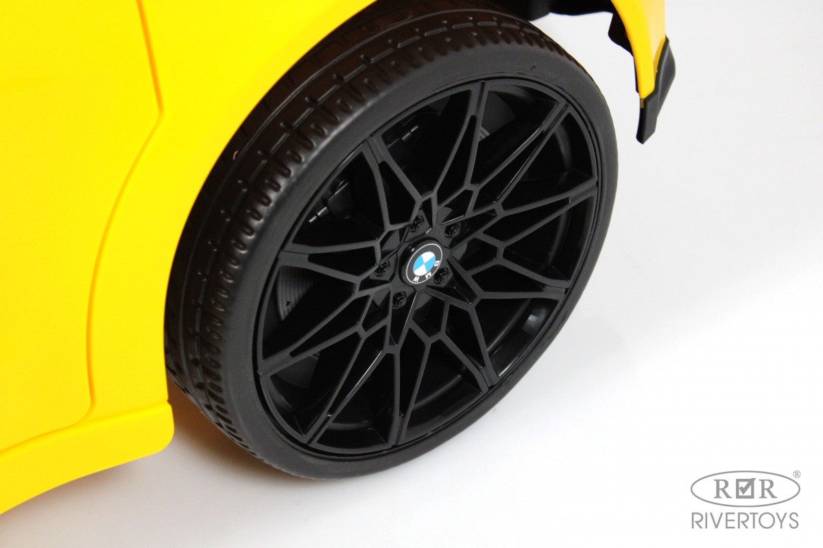 Детский электромобиль RiverToys BMW M4 A004AA желтый 3b1hh80lddzq9h7hiee5bpksh5oq87tl