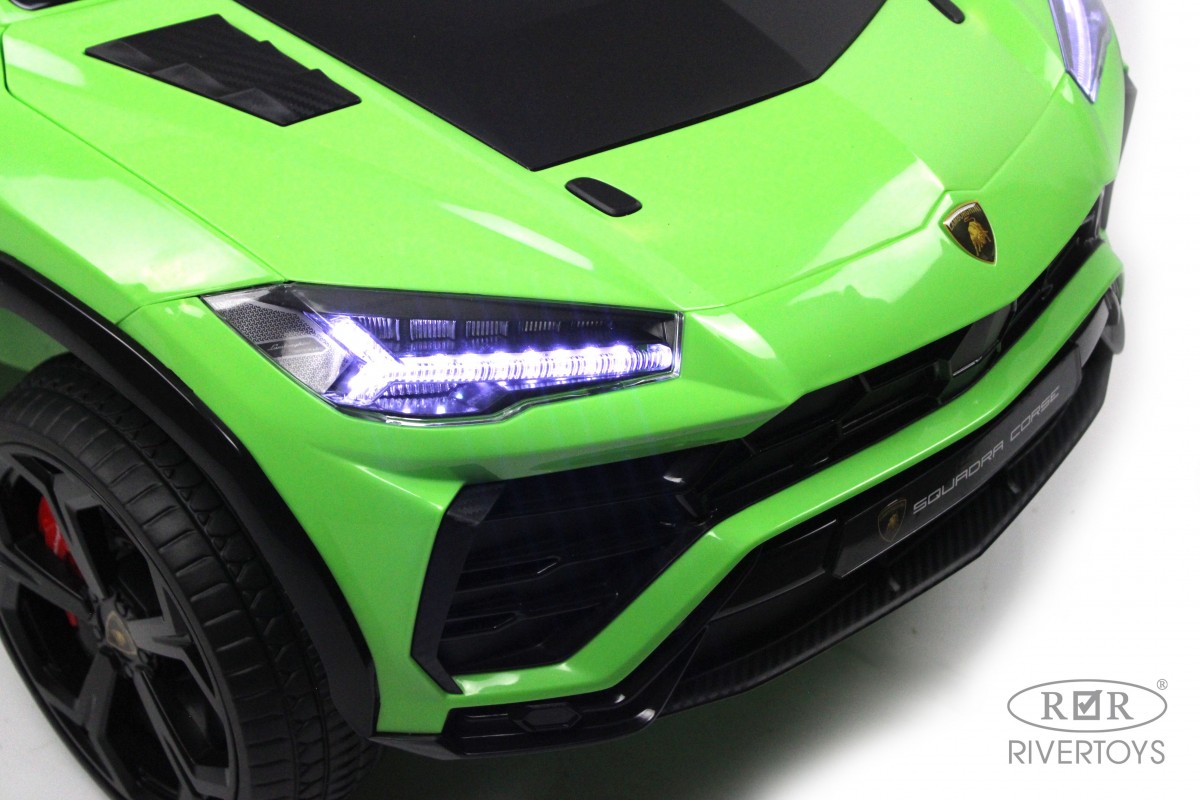 Детский электромобиль RiverToys Lamborghini Urus E777EE зеленый b2n8uahytwze89l2upxyr268xyk44fr8