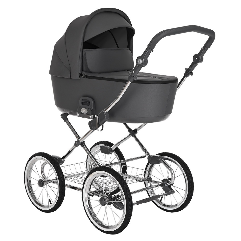 Коляска 2 в 1 Roan Bass Next Classic, d14 Steel Grey/Chrome//руч.Серый 1n7cy4uiskagfjfyfb589etmt3pv7xl1