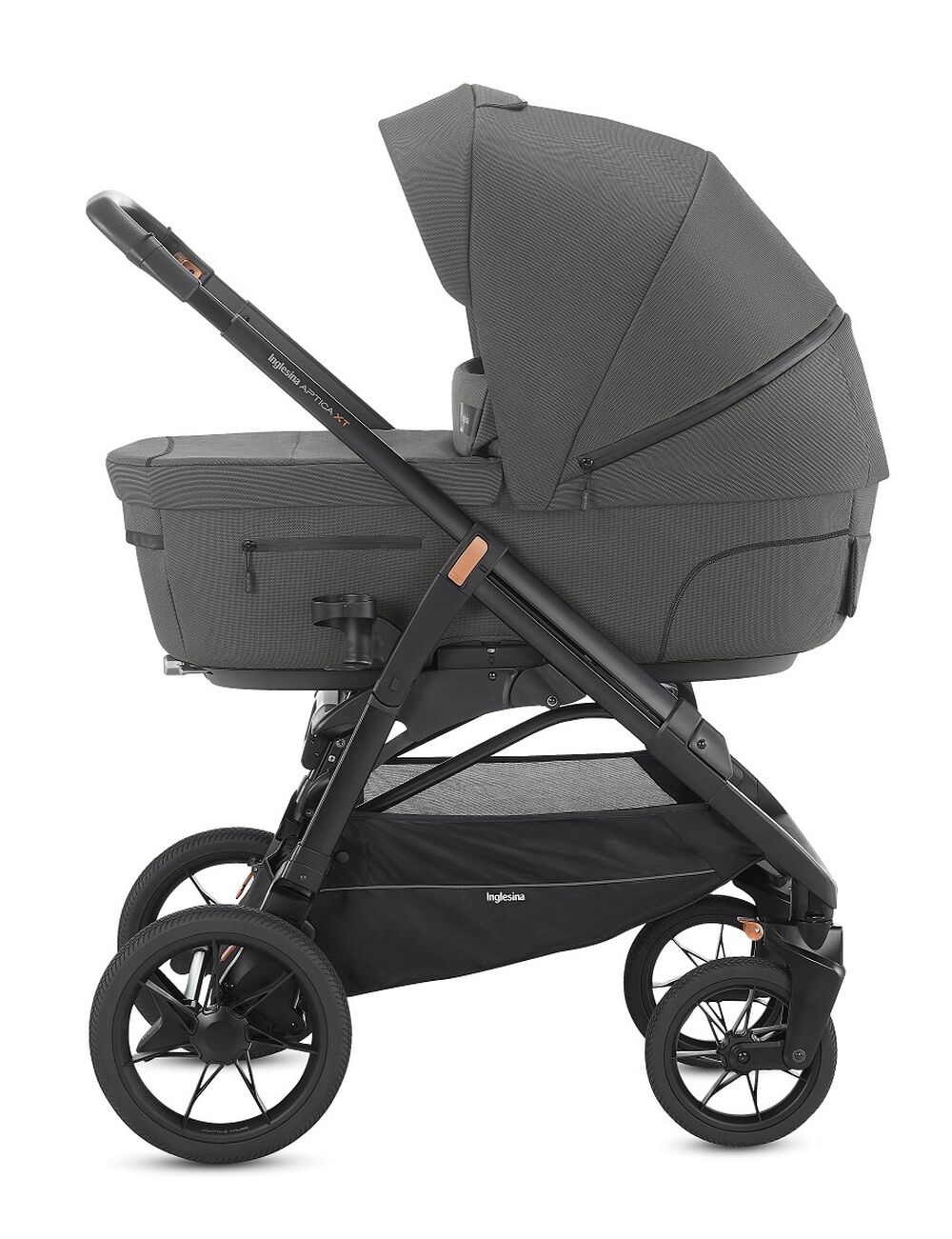 Коляска 2 в 1 Inglesina Aptica XT с подставкой под люльку Stand Up Charcoal Grey 57599620c0fddfe9c165fde49a1f7063