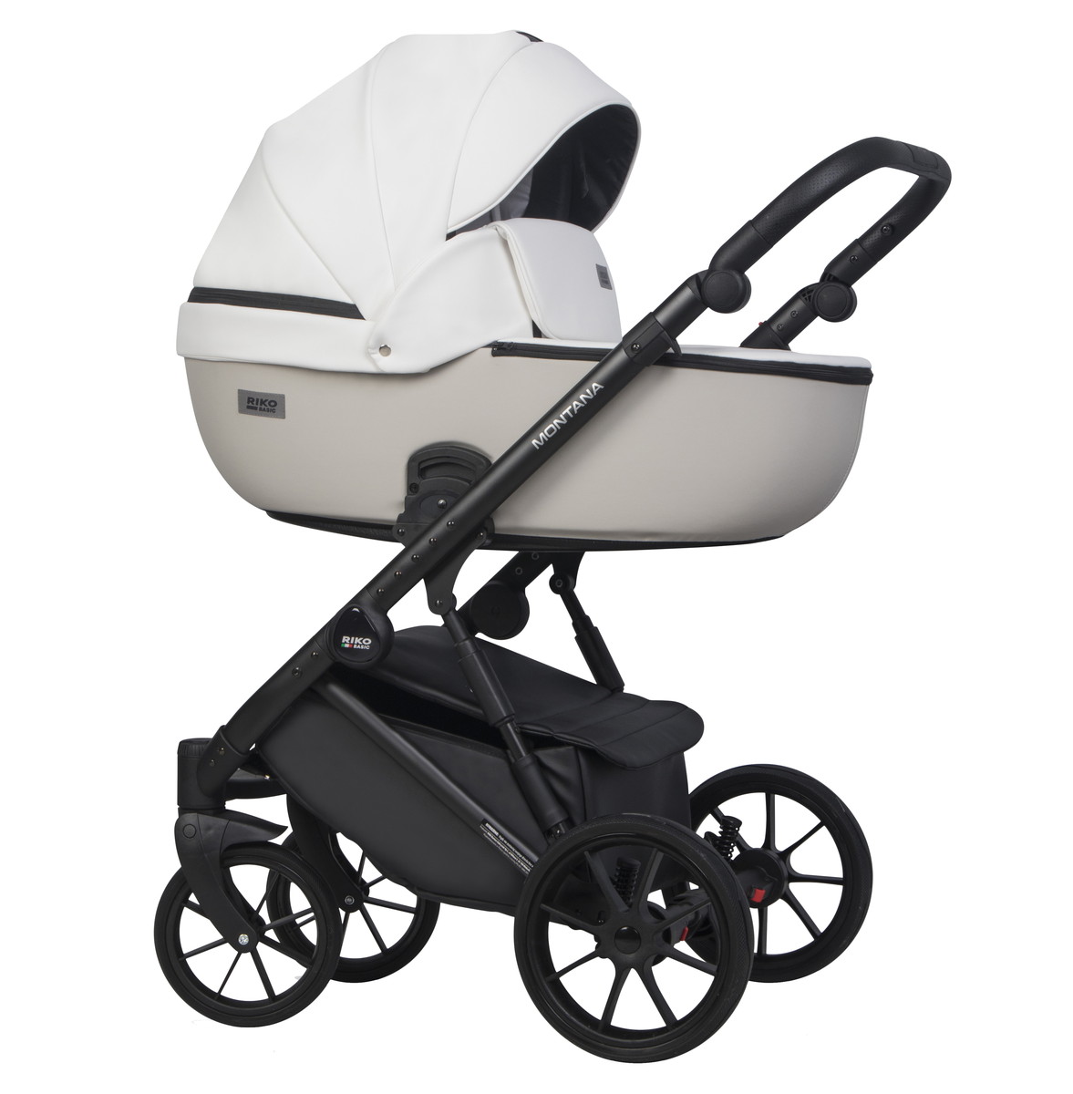 Коляска 2 в 1 RIKO BASIC MONTANA ECCO 32 White-Light Silver (белый-св.серый) i82zj73bzxyni3xoth3btryy8d2mm768