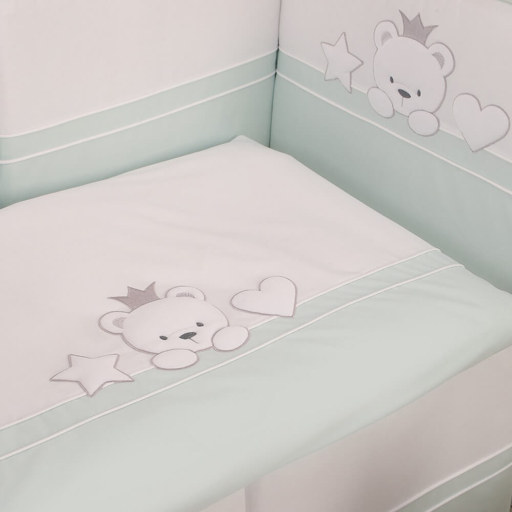 Комплект постельного белья Lepre Miky 6 предметов (125*65) Мятный bprocn4gcishxcraytdfbcl6f6v6qb1j