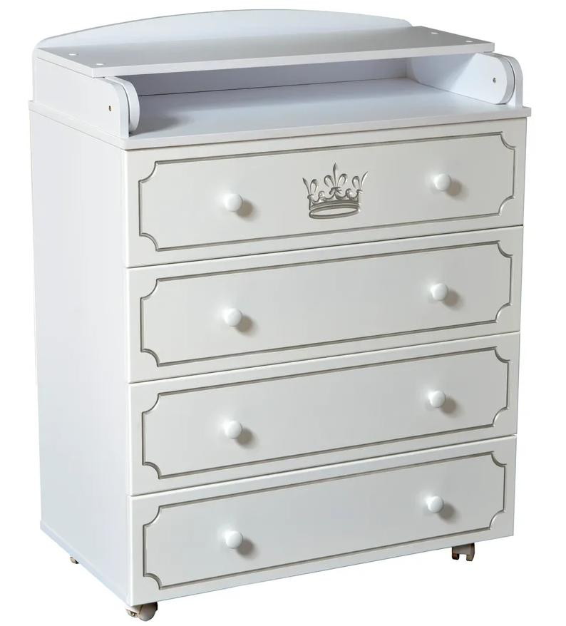 Пеленальный комод Антел Nikol 800/4 МДФ Белый kdkoh0dv86bspmblk5ppjyv5aybrj3j6