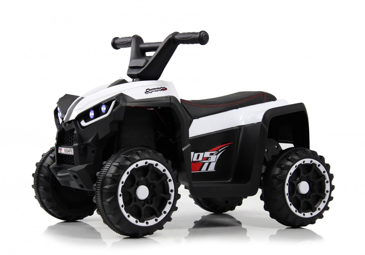 Детский электроквадроцикл RiverToys K004PX белый m2owgd032kprmsa0s3u0rpqn209fzyy3