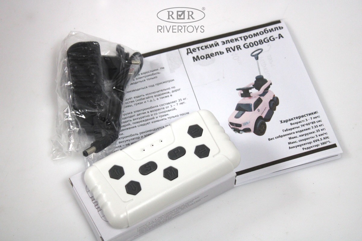 Детский электромобиль RiverToys G008GG-A красный u9w8tyv3aqjw1k9rqg2il3kqkz7y2642