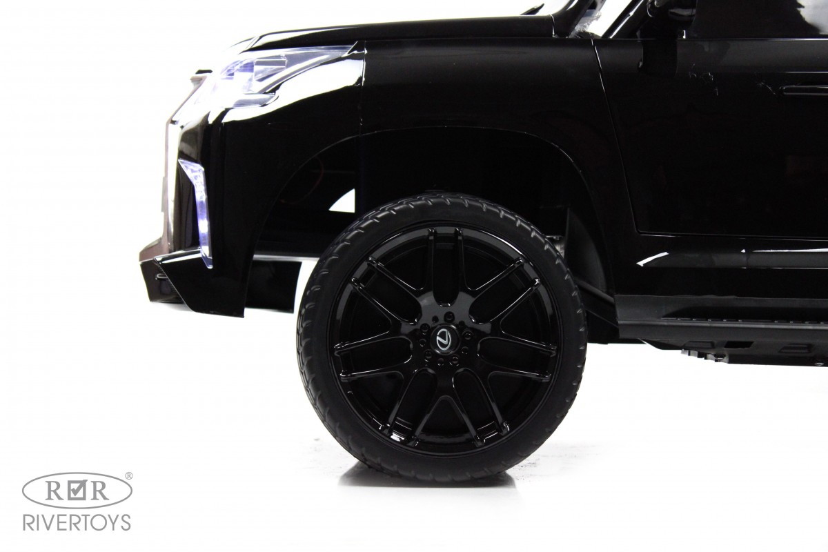 Детский электромобиль RiverToys Lexus 570 E555EE черный глянец r2rguju4ejuaqvh9fadb7pfs86s6jpmy