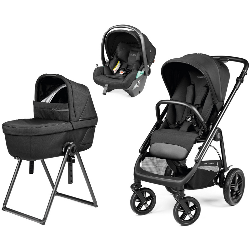 Коляска 3 в 1 Peg Perego Veloce TC Belvedere Lounge (True Black New)