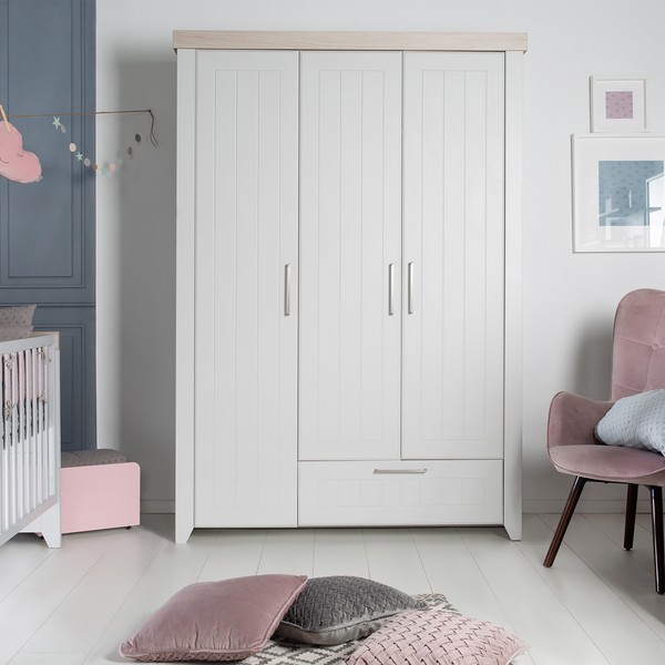 Трехстворчатый шкаф Roba Helen белый/светло-серый ex1h3rvv4wlli5023bluzev41r4bqb8p