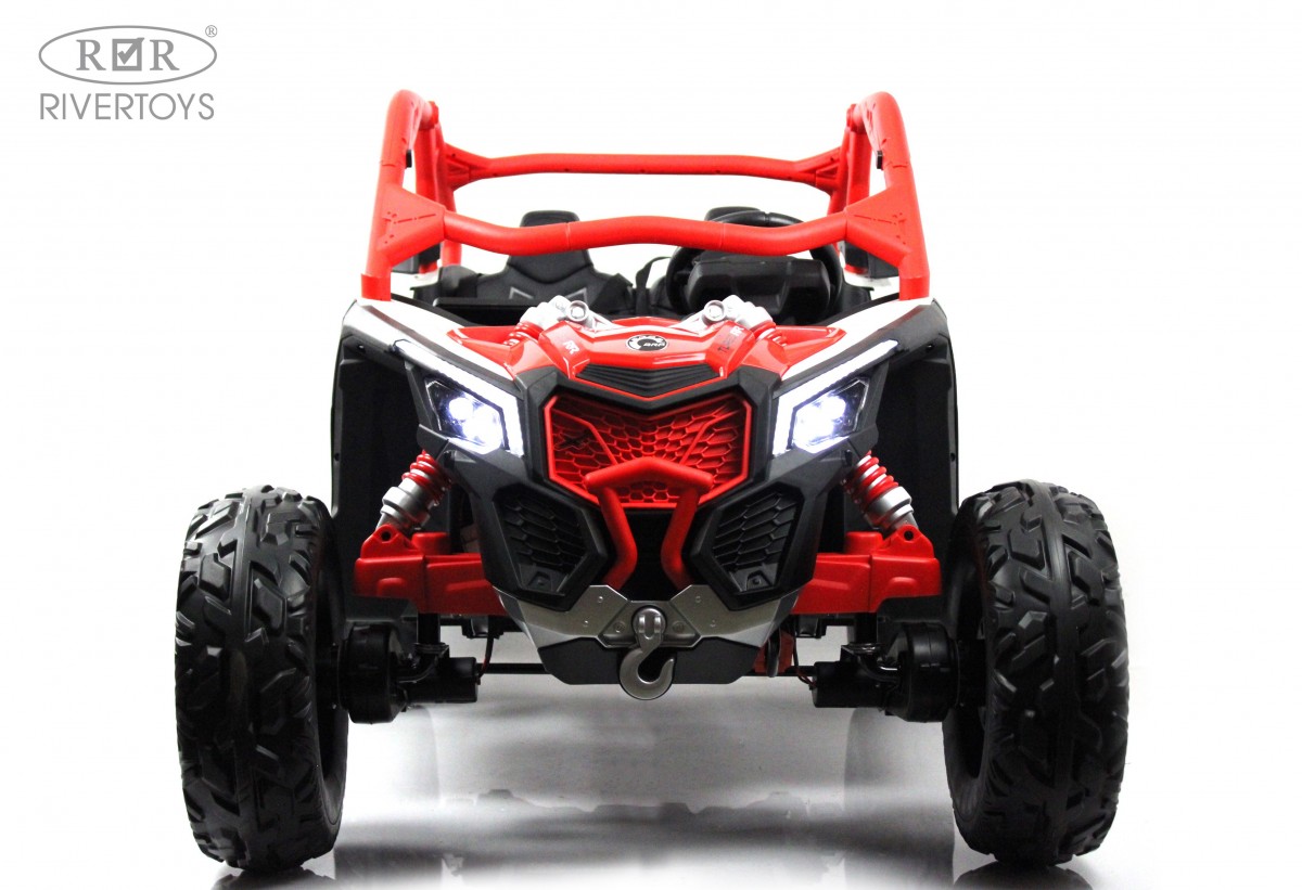 Детский электромобиль RiverToys BRP Can-Am Maverick Y111YY красный fkfoqkb6k1dz6m1pirhstx0kxu3ceml9