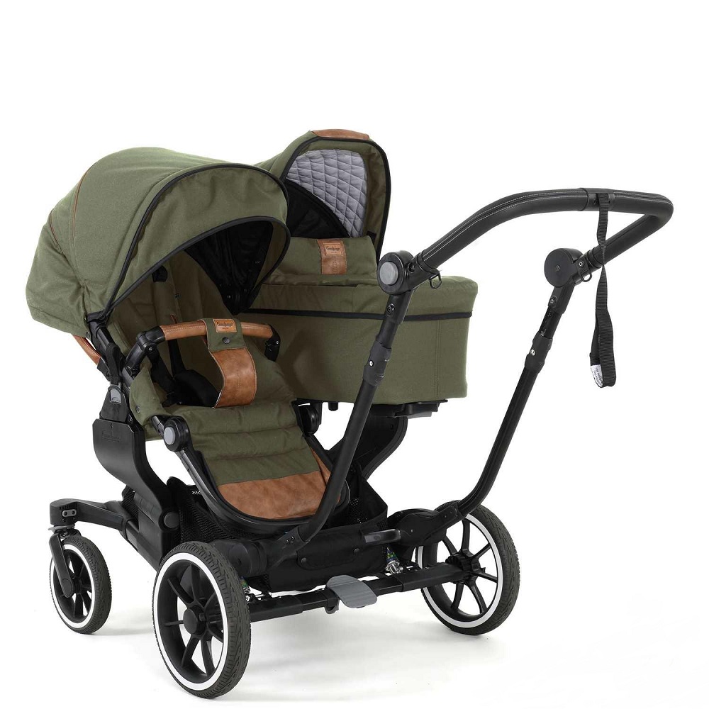 Коляска Emmaljunga NXT Twin (для двойни или погодок)  (Outdoor Olive)