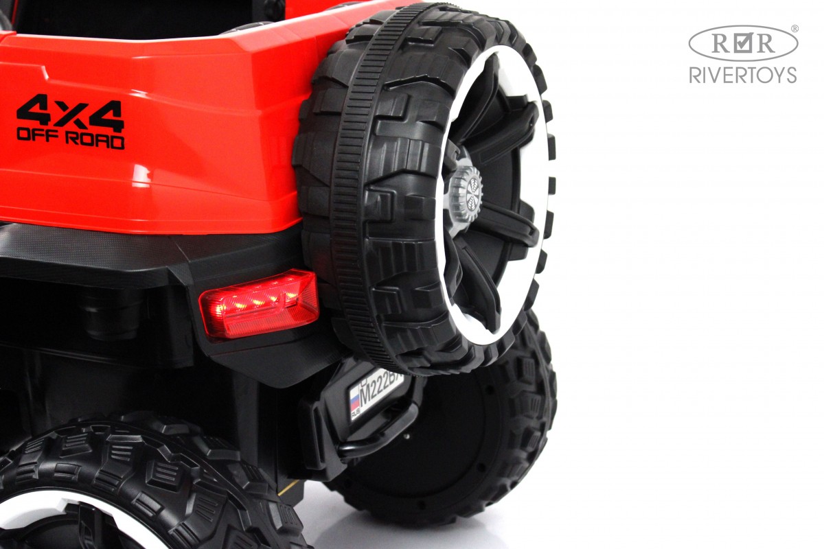 Детский электромобиль RiverToys М222БХ красный bc8u3knxkqljslbzrostf6pprr185vei