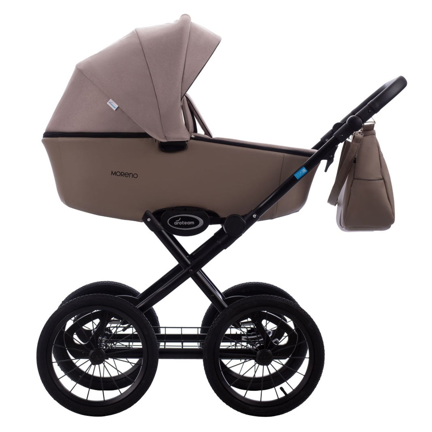 Коляска 2в1 AroTeam MORENO SL бежевый+т.бежевая кожа 108132977-kolyaska-2v1-aroteam-moreno-sl-bezheviitbezhevaya-kozha
