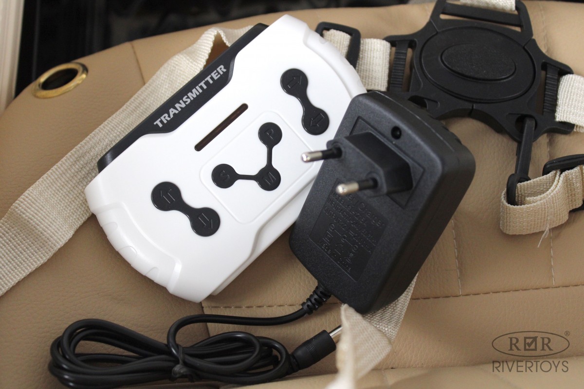 Детский электромобиль RiverToys X005XX черно-розовый ptekj8ekf02q0vrfc54yw4ai3jk2cmyl