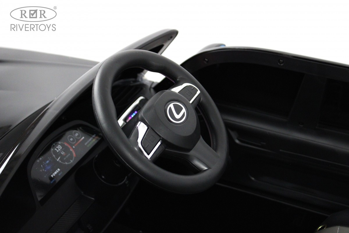 Детский электромобиль RiverToys Lexus 570 E555EE черный глянец ycvnzjmwsakxuasogkw32tkg4qtafl4k